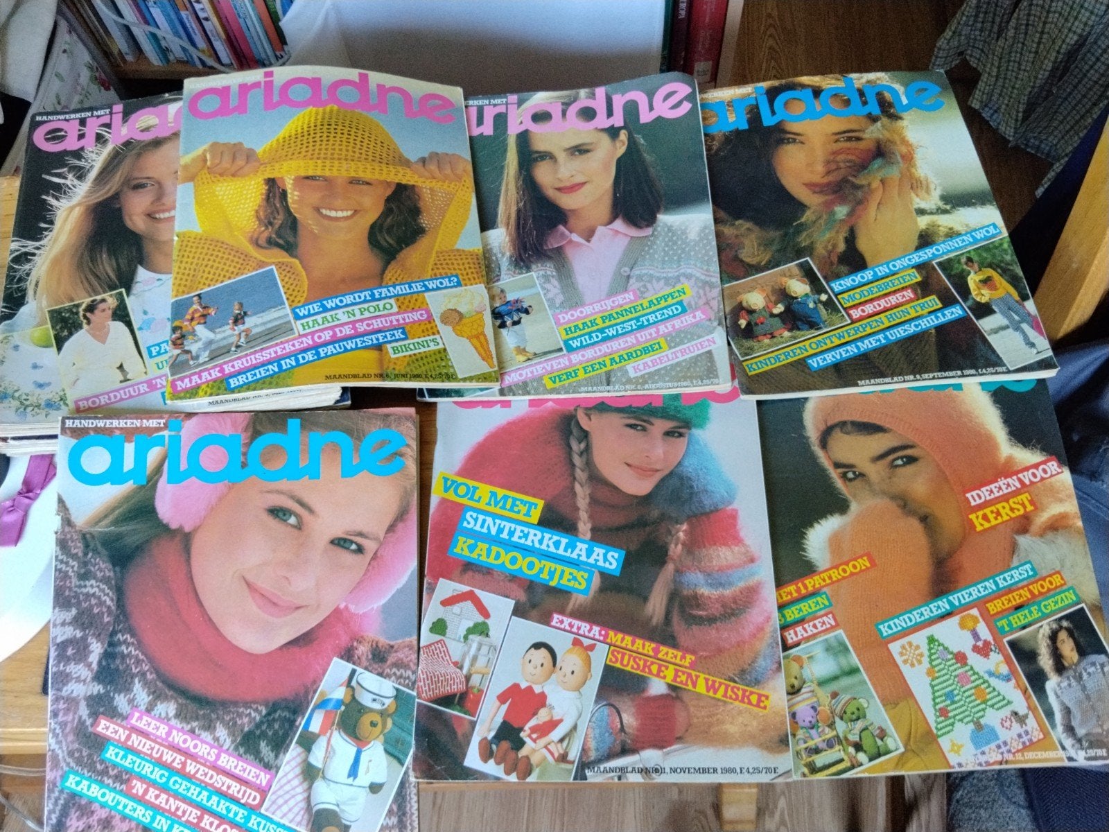 Handwerken met Ariadne - Jaargang 1980 (compleet), Boeken, Ophalen of Verzenden, Gelezen, Overige typen
