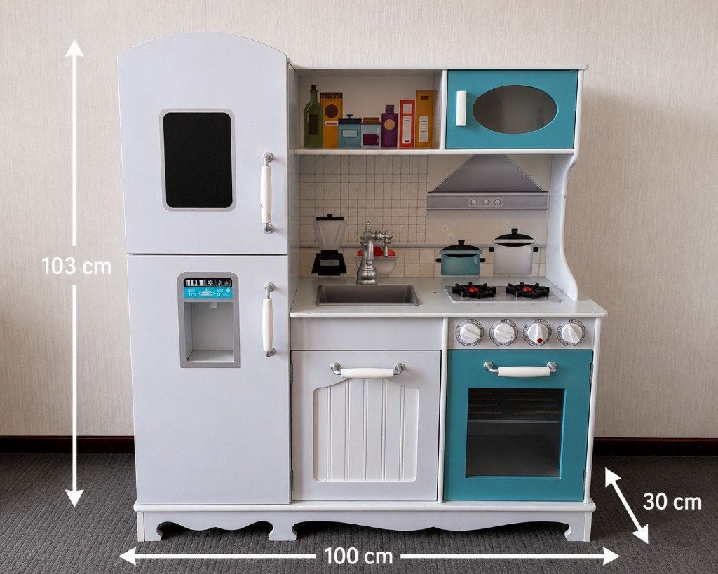 Little Chef Deluxe Wooden Kitchen, Ophalen, Zo goed als nieuw, Hout, Speelkeuken