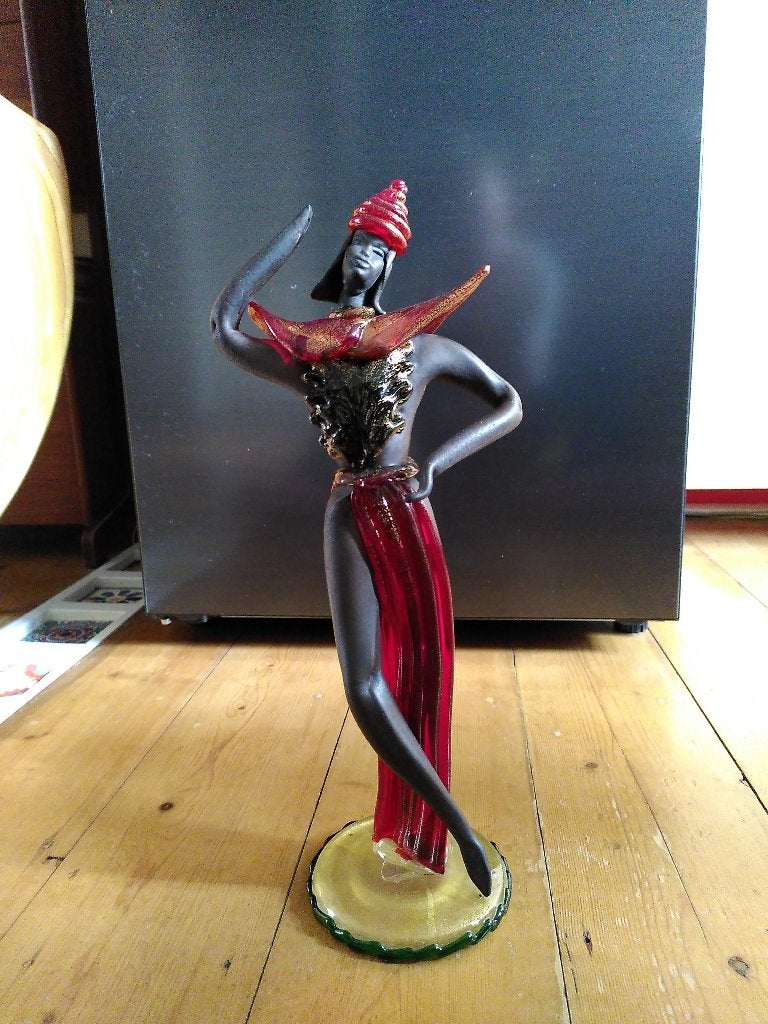 oud beeld, Handgemaakt, Art nouveau, Ophalen of Verzenden, 20 - 50 cm