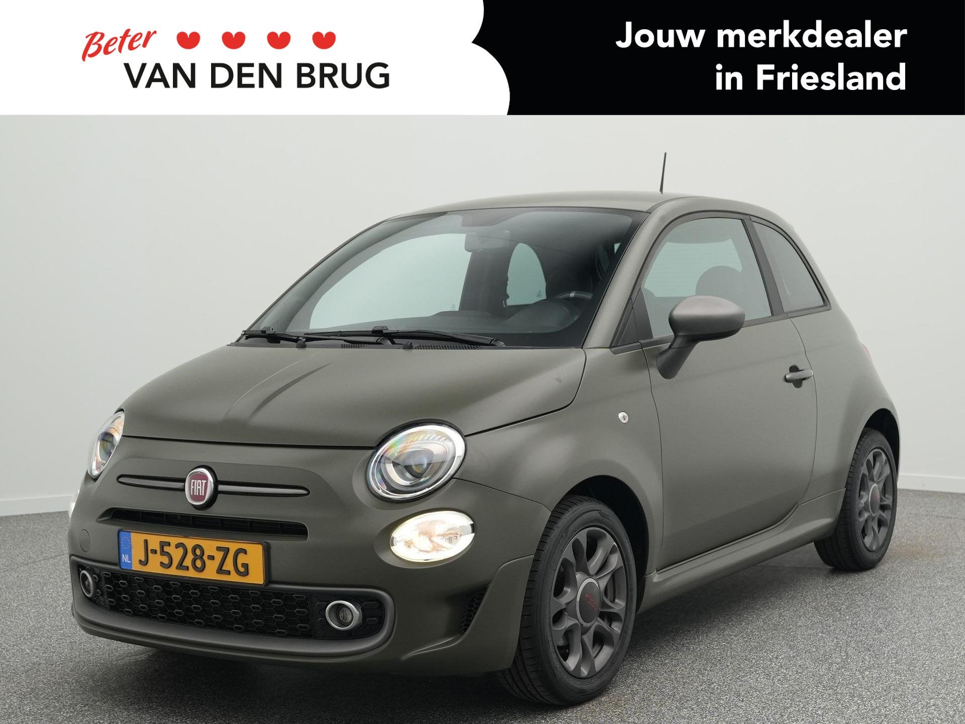 Fiat 500 1.2 69 PK Automaat | Navigatie | DAB+ | Digital Das, Auto's, Stof, Gebruikt, 4 cilinders, 4 stoelen