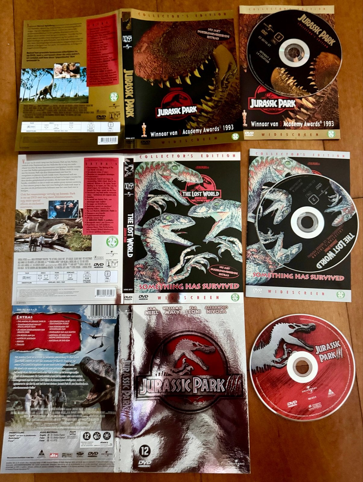 Jurassic Park Trilogie DVD Boxset - Collector's Edition, Nederlands, Ophalen of Verzenden, Zo goed als nieuw, Vanaf 12 jaar