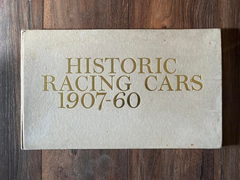 Historic Racing Cars 1907-60 - Zeldzaam Boek, Ophalen of Verzenden, Gebruikt