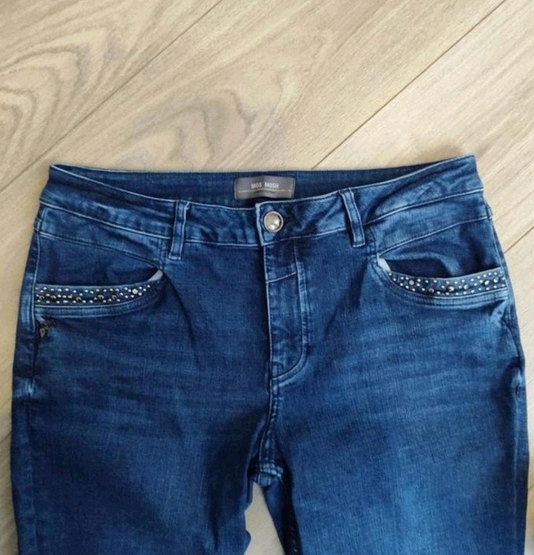 mos mosh Naomi 32 jeans, Ophalen of Verzenden, Zo goed als nieuw, Blauw, W27 (confectie 34) of kleiner