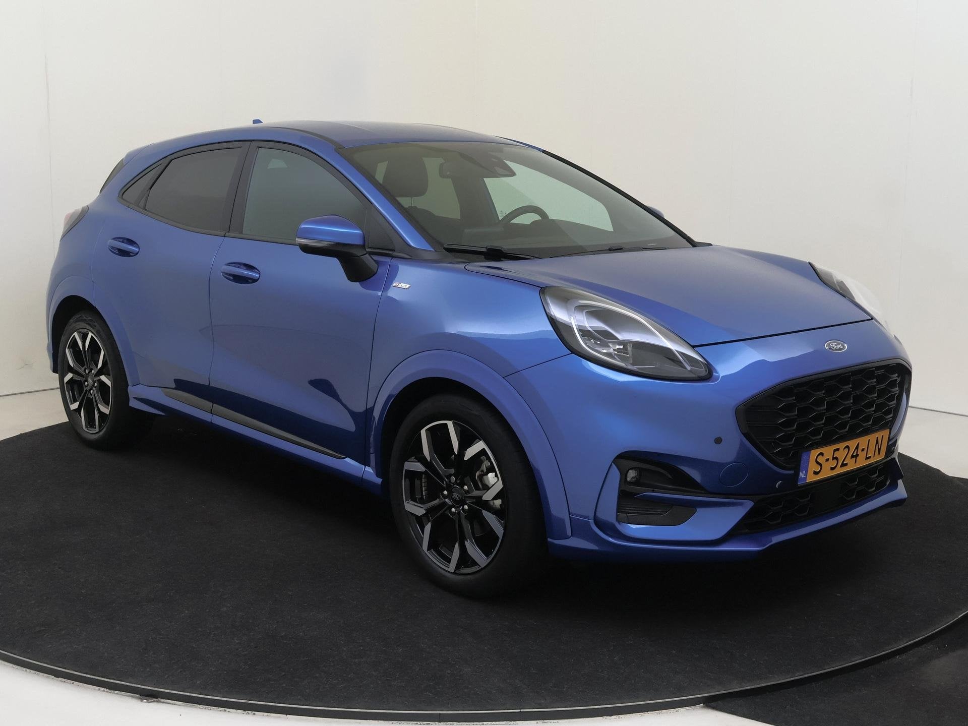 Ford Puma 1.0 EcoBoost Hybrid ST-Line X | Navigatie, Dealer onderhouden, 125 pk, Euro 6, Blauw