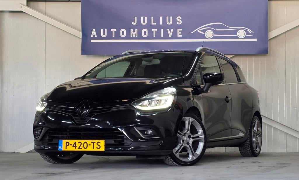 Renault Clio Estate 1.2 TCe Intens Leer LED Trekhaak Navigat, Gebruikt, 4 cilinders, 635 kg, Zwart
