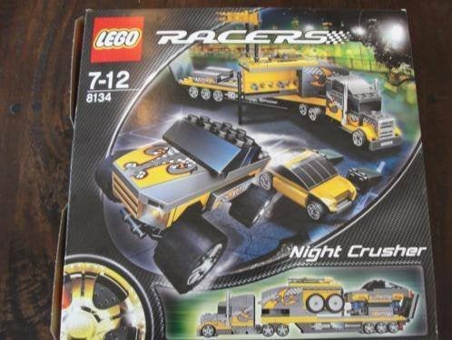 Te koop: lego racers 8134 night crusher., Ophalen of Verzenden, Zo goed als nieuw, Compleet, Lego