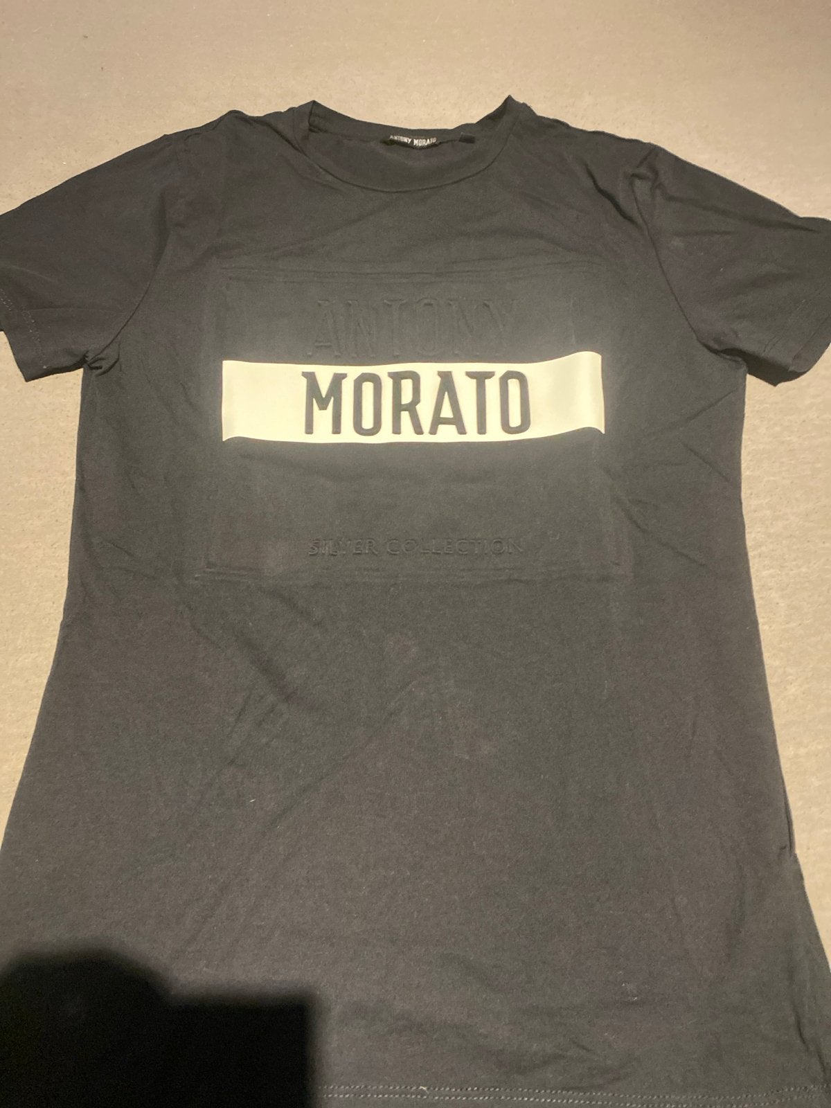 Antony Morato T-shirt Zwart Maat 14 Origineel, Ophalen of Verzenden, Zo goed als nieuw, Overige maten, Zwart