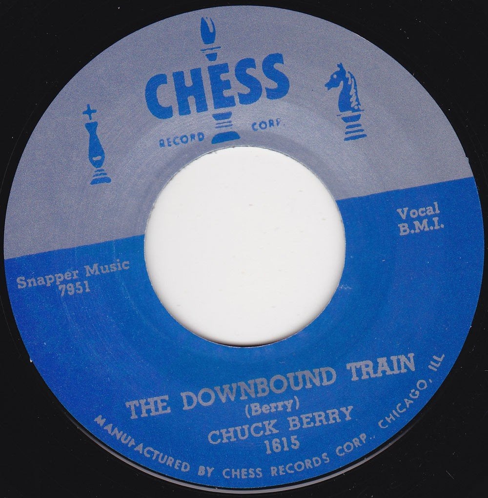 Chuck Berry - The Downbound Train ( rockabilly) 7"45, Cd's en Dvd's, Vinyl Singles, Ophalen of Verzenden, Zo goed als nieuw, 7 inch