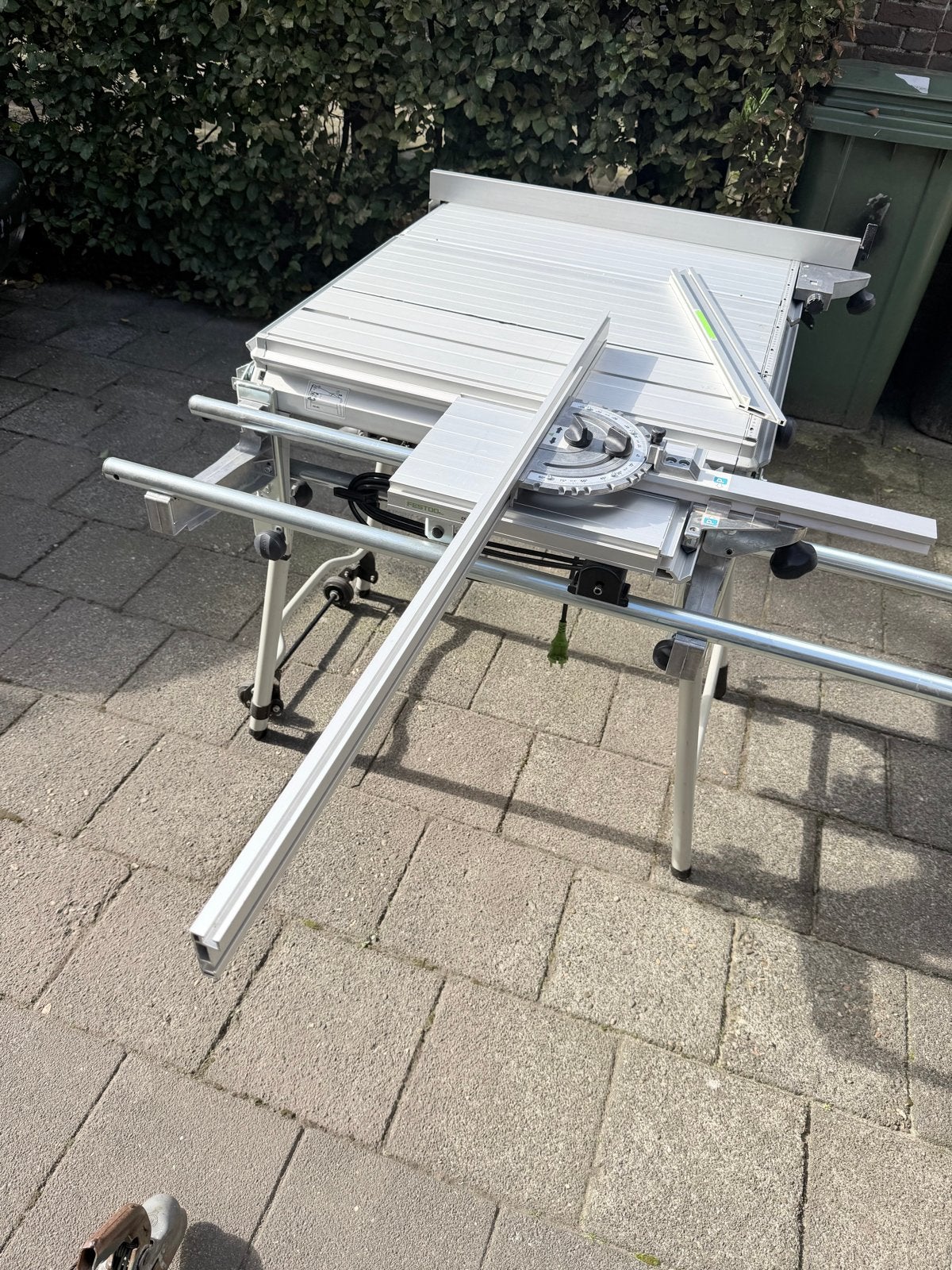 Festool CS 70 Precisio met uitgebreide accessoires, Gebruikt, Cirkelzaag, 70 mm of meer, Ophalen of Verzenden