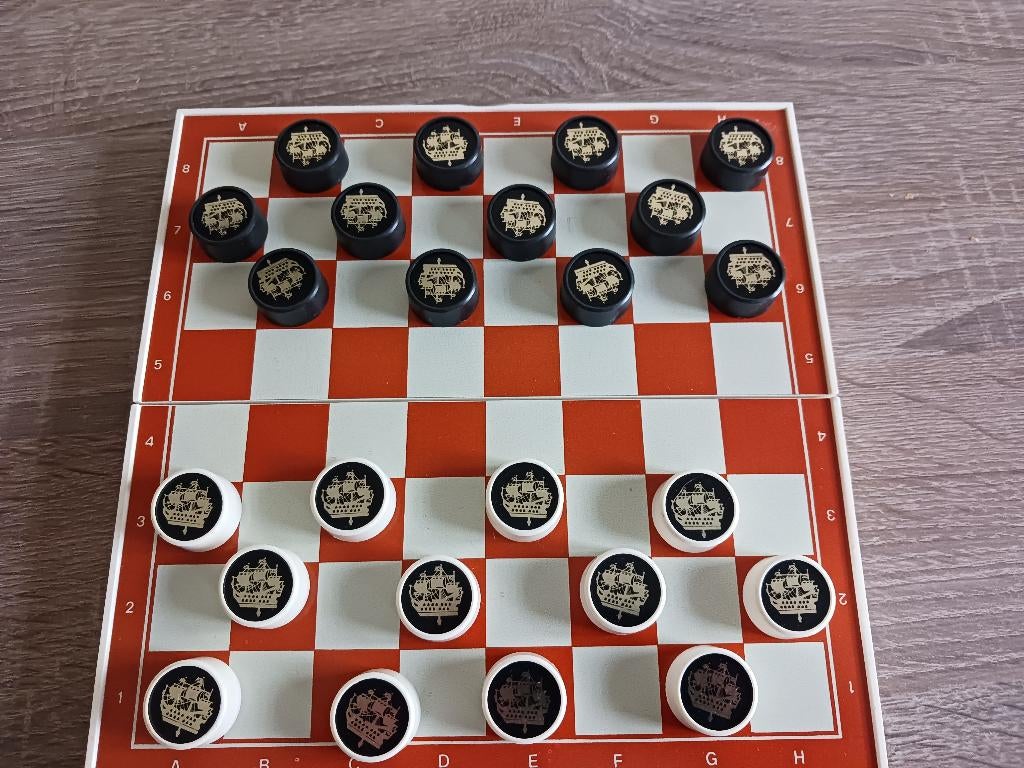 Checkers magnetisch, Hobby en Vrije tijd, Gezelschapsspellen | Bordspellen, Een of twee spelers, Ophalen of Verzenden, Nieuw