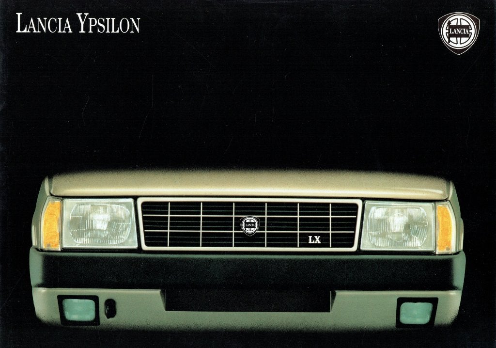 Folder Lancia Ypsilon (ca.1991), Verzenden, Gelezen, Overige merken