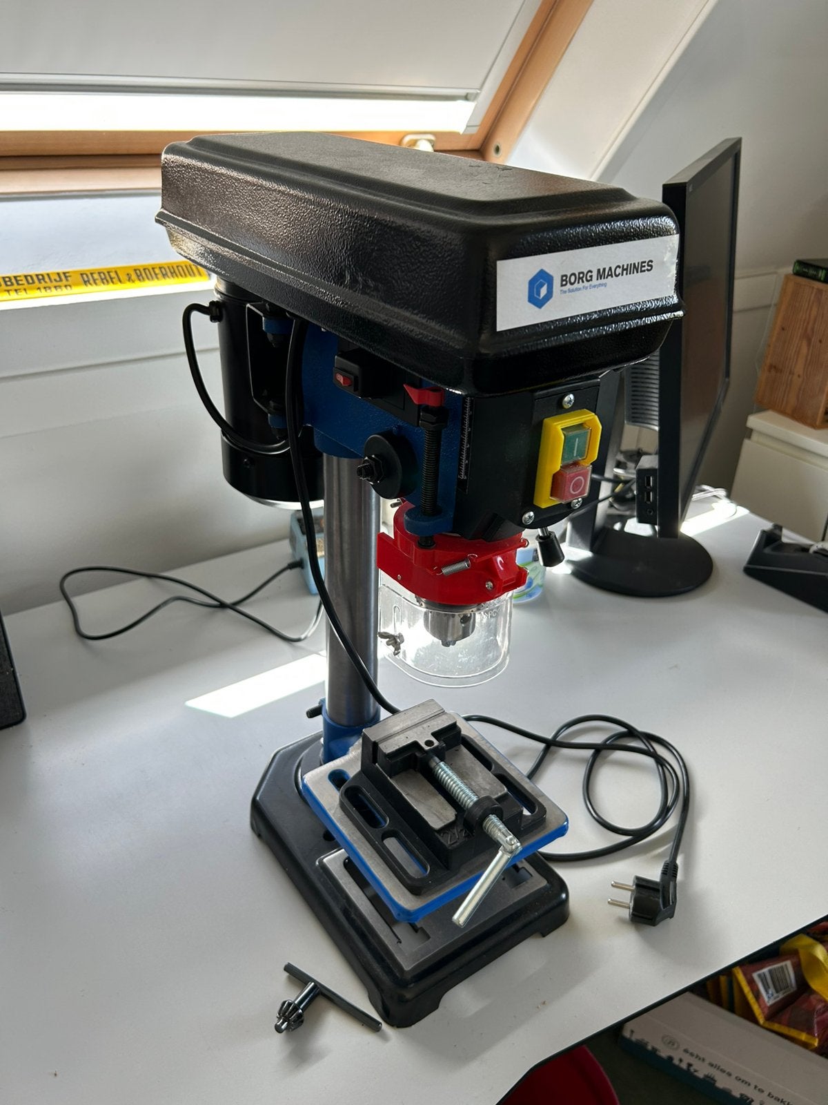 Kolomboormachine, Ophalen, Variabele snelheid, Zo goed als nieuw, Kolomboormachine