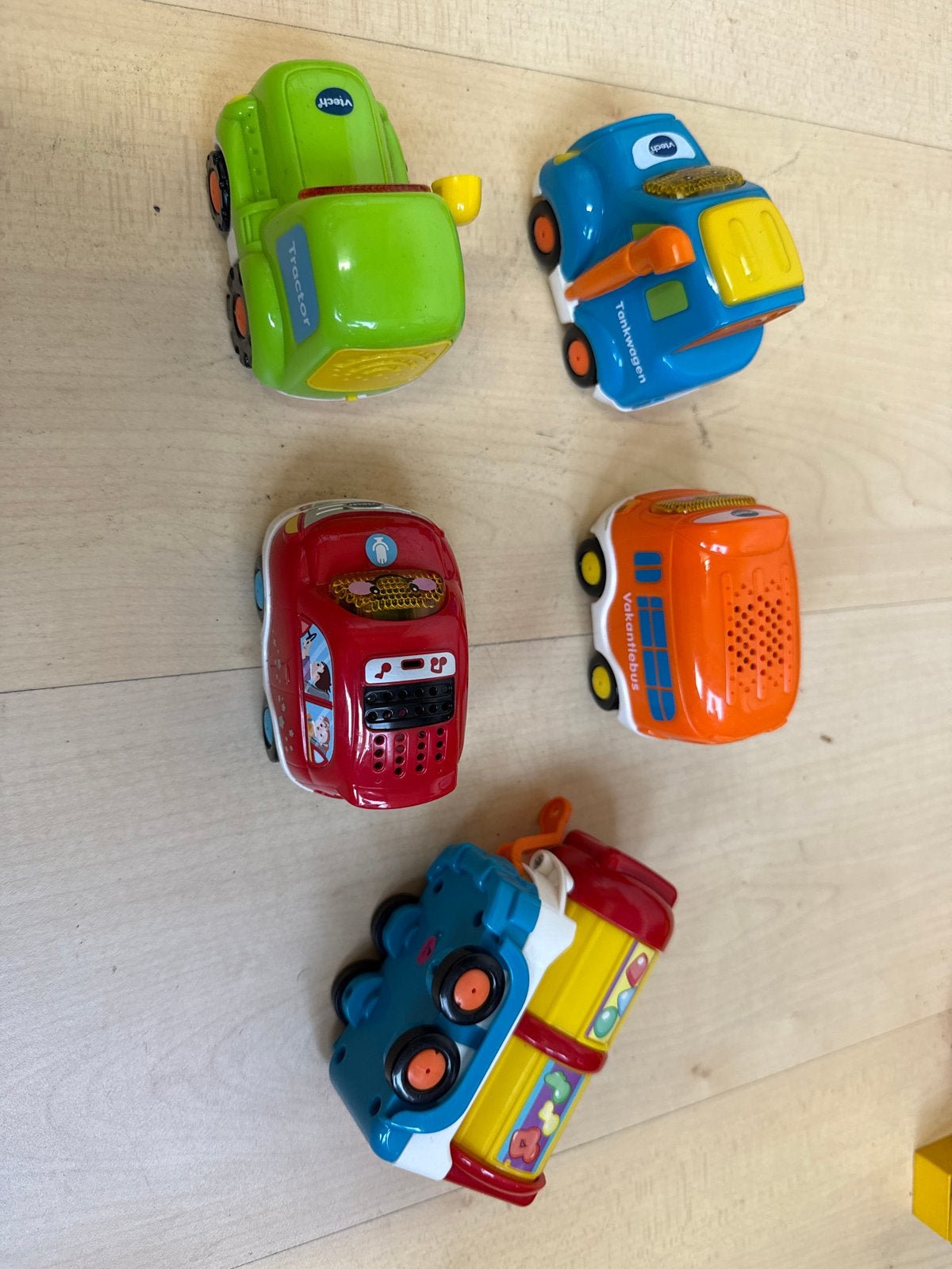 VTech Toet Toet Auto's - Set van 5 voertuigen, Ophalen of Verzenden, Gebruikt, 6 maanden tot 2 jaar