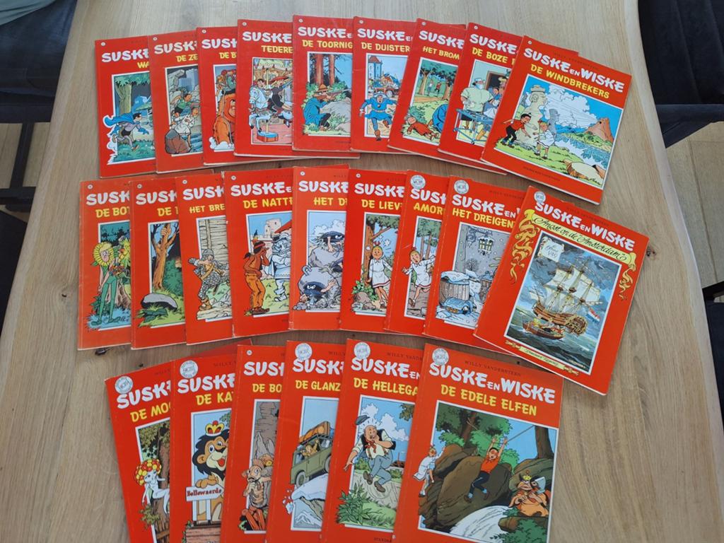 Suske en Wiske stripboeken, Meerdere comics, Ophalen of Verzenden, Gelezen, Europa