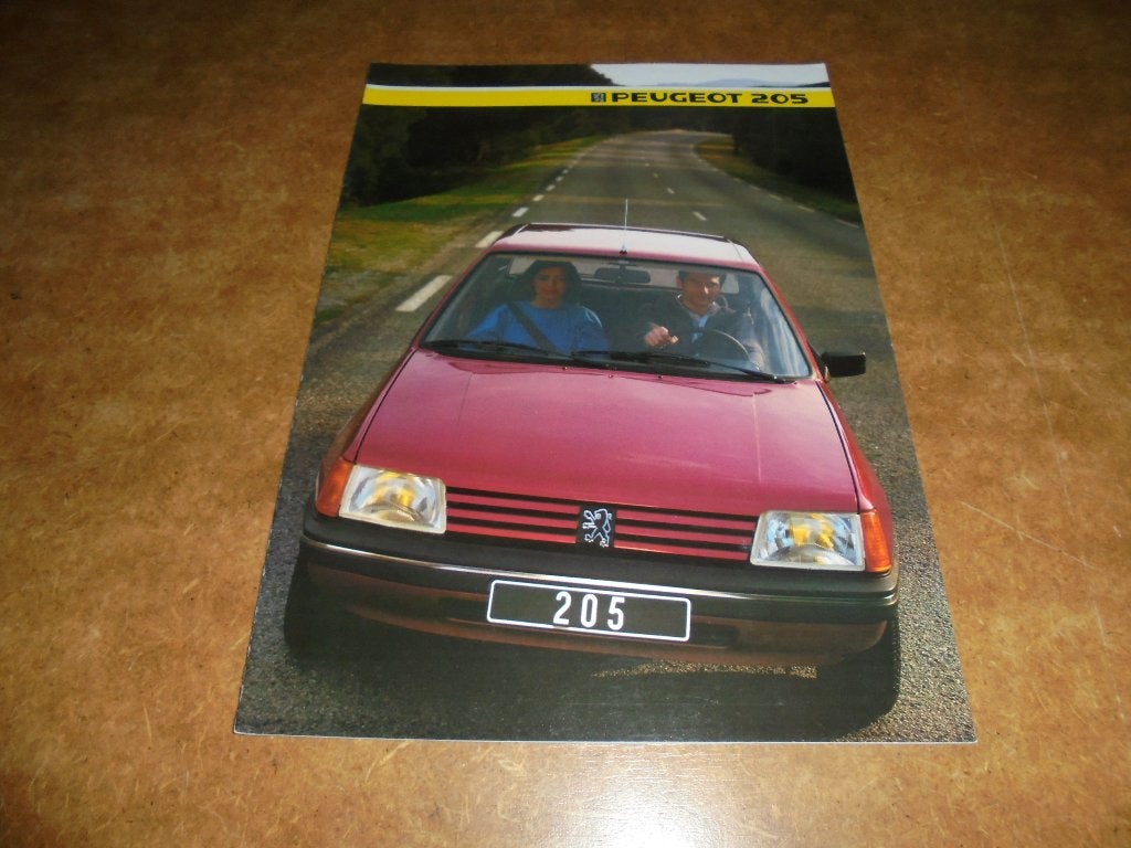 brochure Peugeot 205 vijfdeurs  1985, Ophalen of Verzenden, Nieuw, Peugeot