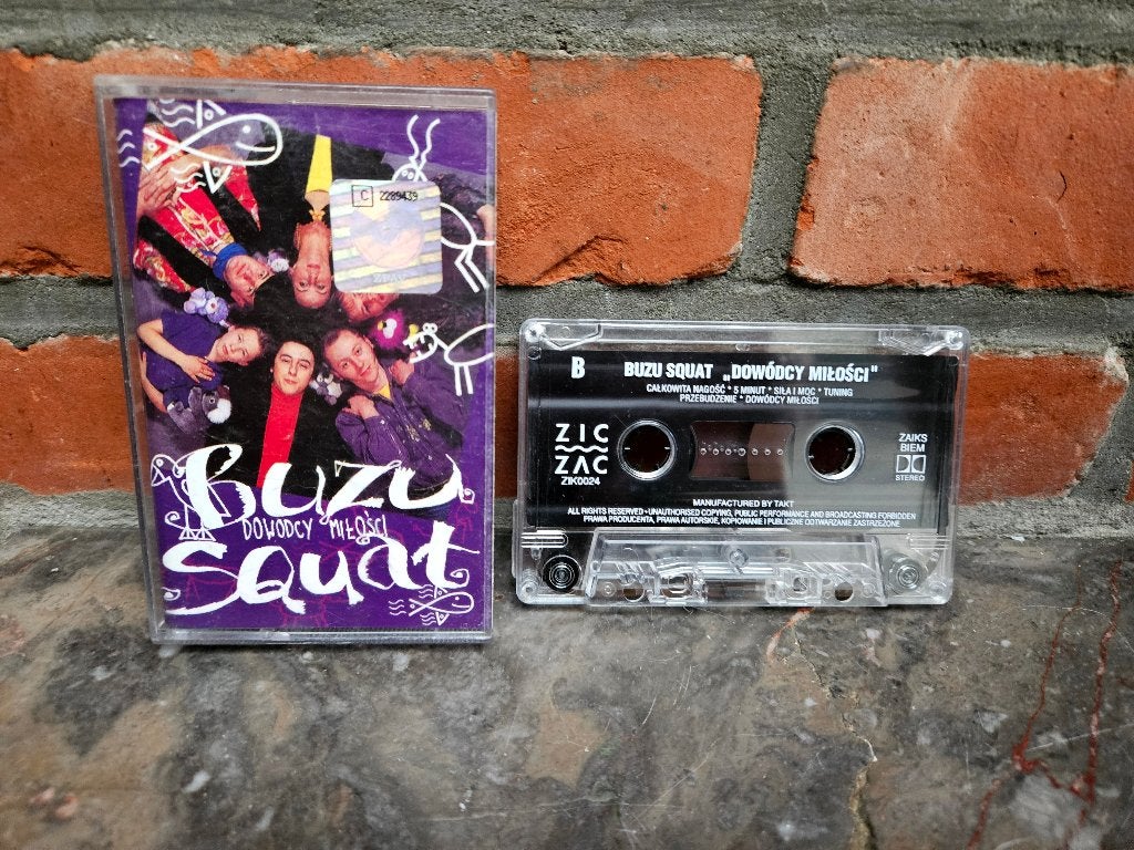 Buzu Squat – Dowódcy Miłości cassette | Polish hip-hop /, Ophalen of Verzenden, Zo goed als nieuw, Hiphop en Rap, 1 bandje