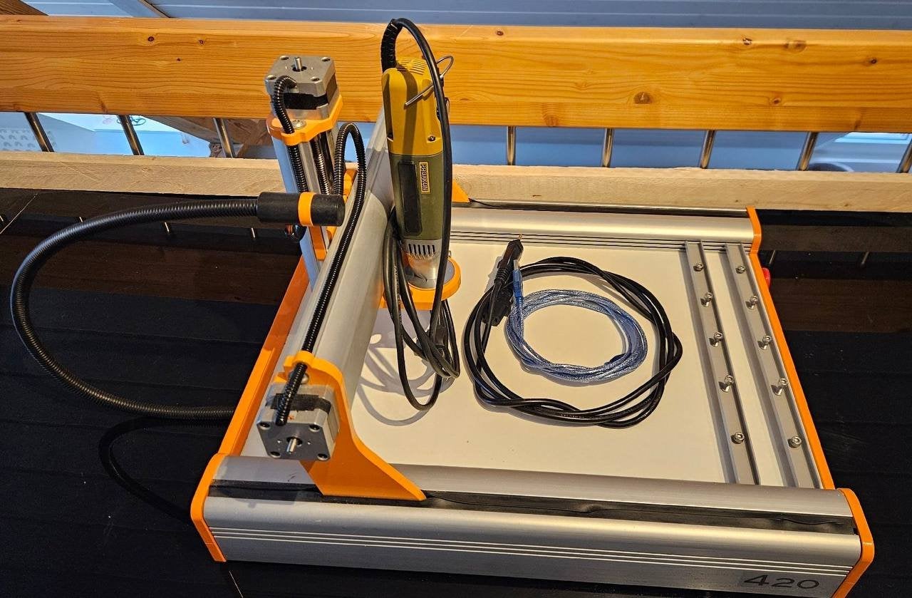 Stepcraft D420 CNC-frees compleet met Proxxon-spindel, Minder dan 25 mm, Nieuw, Ophalen of Verzenden, Plank