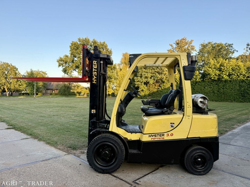 Hyster 3000KG LPG heftruck triplo freelift Sideshift verlich, LPG, Heftruck, Ophalen of Verzenden, Hyster