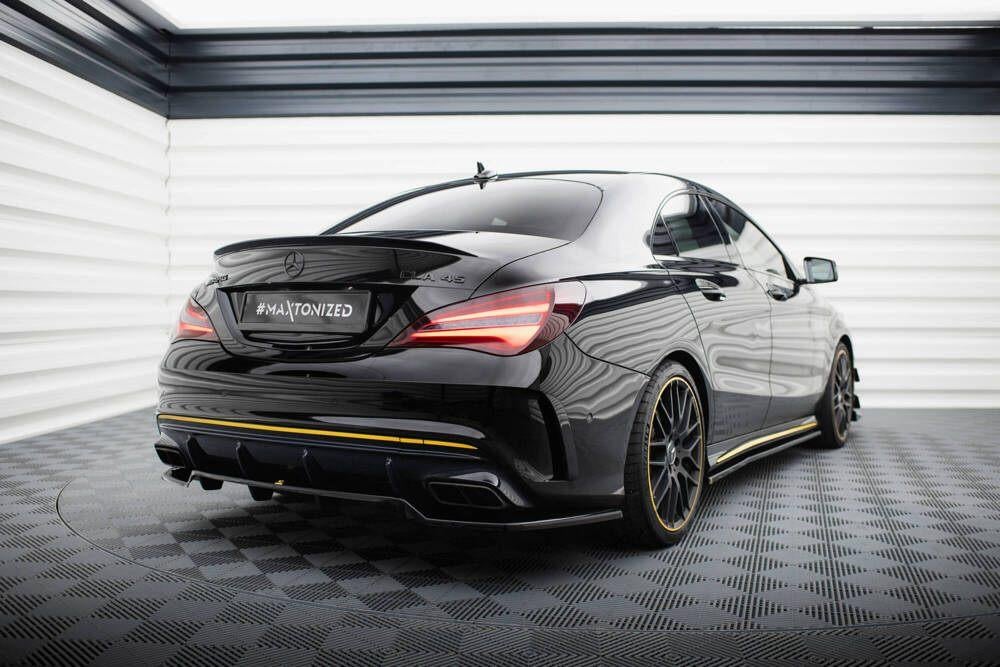 Voorlip sideskirt spoiler diffuser - AMG CLA 45 C117 17-19, Ophalen of Verzenden
