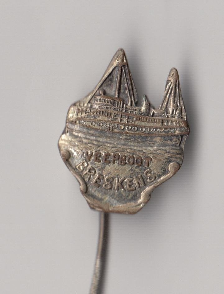 Scheepvaart Breskens Veerpont speldje, Gebruikt, Niet vindbaar, Niet vindbaar, Speldje of Pin