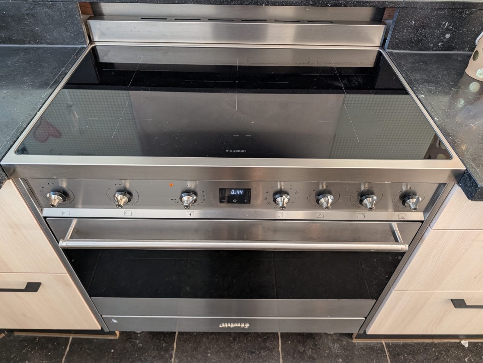 Smeg Fornuis C9IMX9 met Inductiekookplaat en Hete Lucht Oven, Ophalen, Gebruikt, Hete lucht, 60 cm of meer