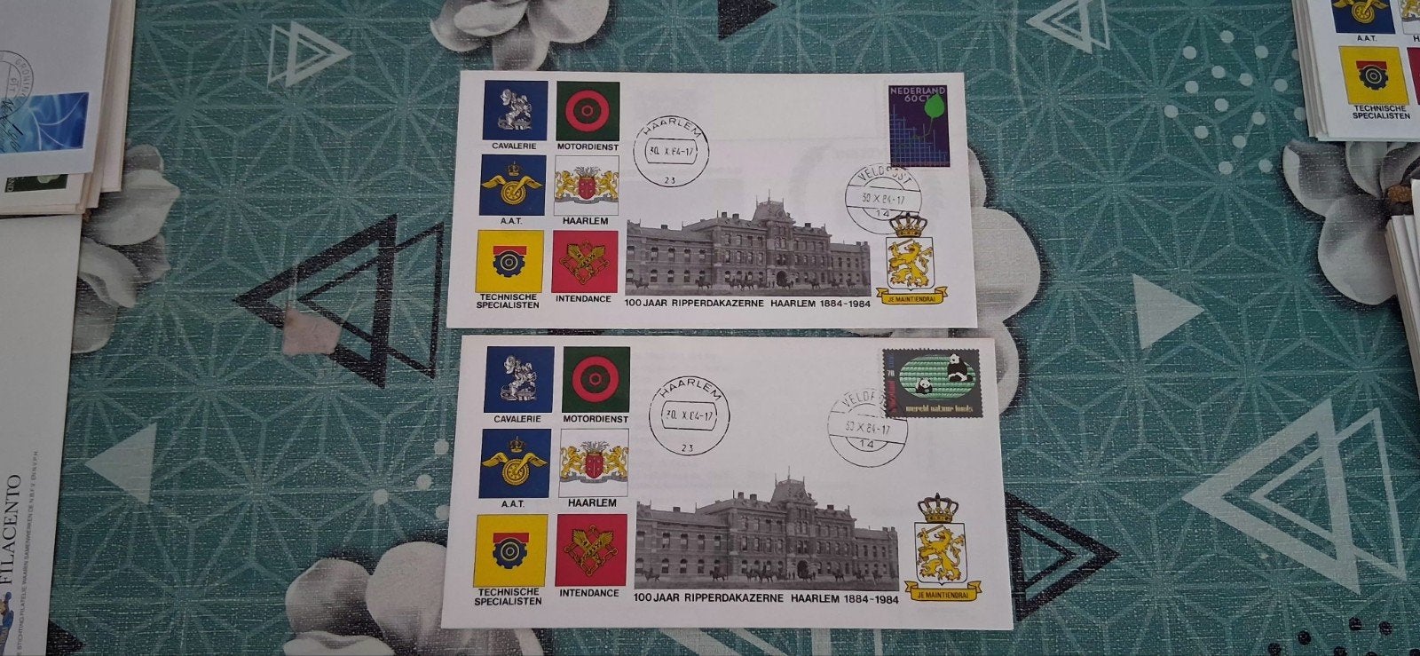 2 Eerste Dag Enveloppen 100 Jaar Ripperdakazerne Haarlem, Ophalen of Verzenden
