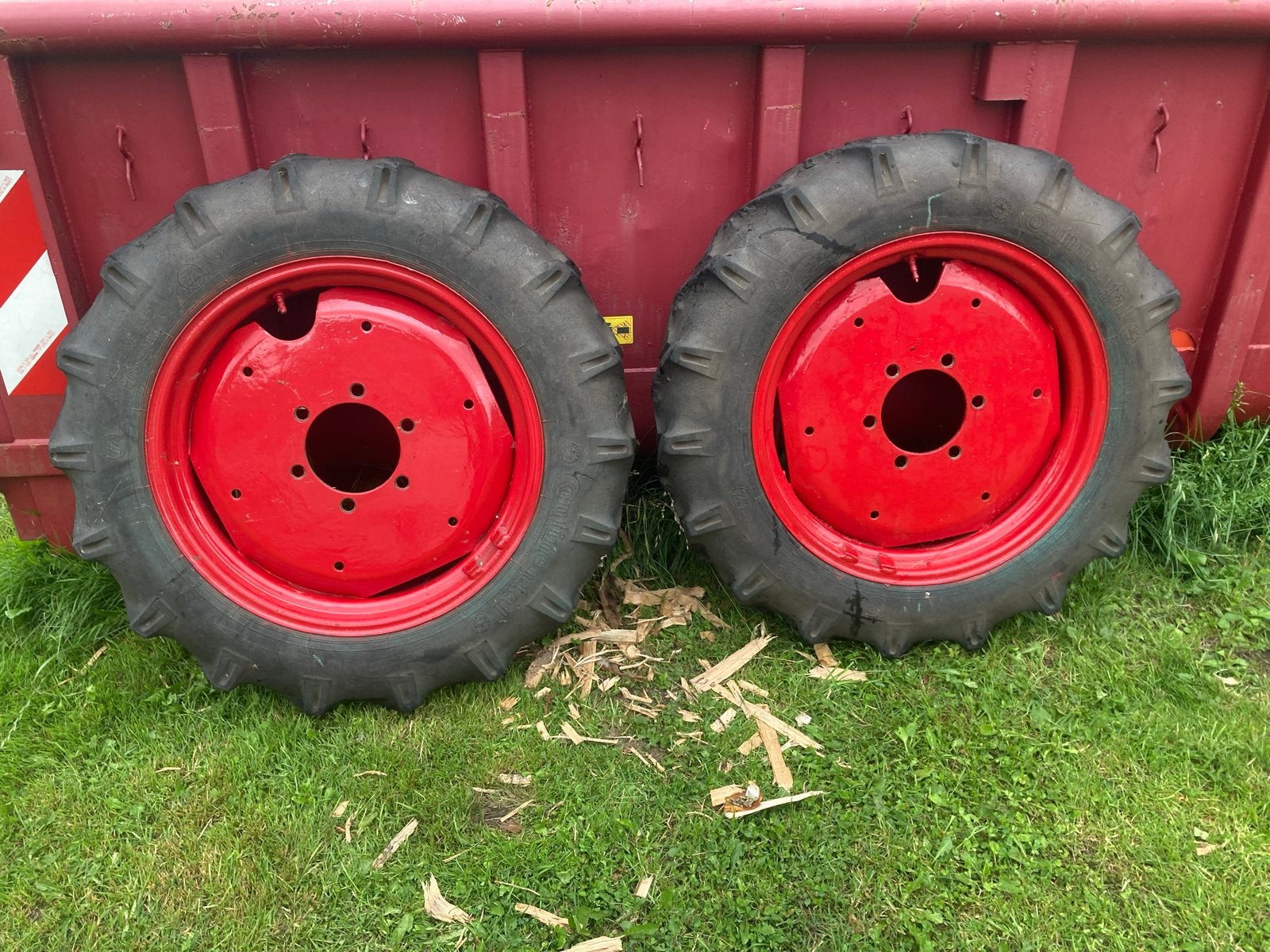 2x 24 inch tractorbanden met velgen, Ophalen, Gebruikt, Overige soorten