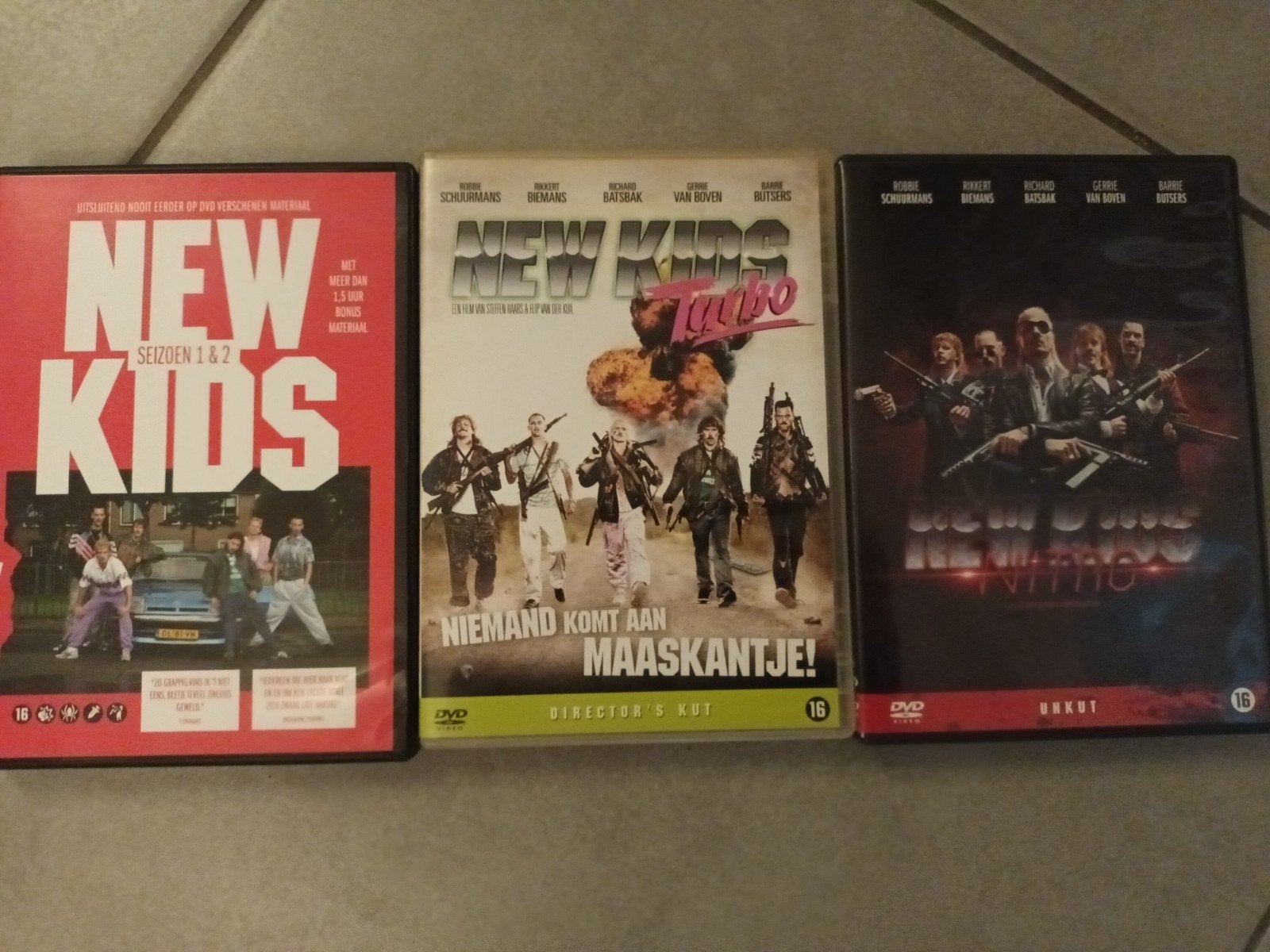 Complete reeks New Kids + de 2 films Turbo en Nitro, Alle leeftijden, Ophalen of Verzenden, Zo goed als nieuw