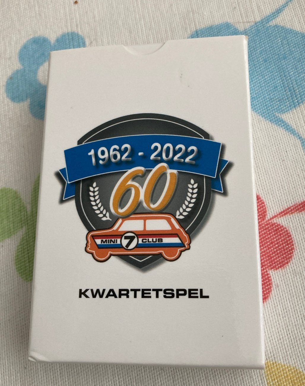 Mini 7 Club Kwartetspel 1962-2022 - 60 jaar Mini, Ophalen of Verzenden, Zo goed als nieuw, Kwartet(ten)