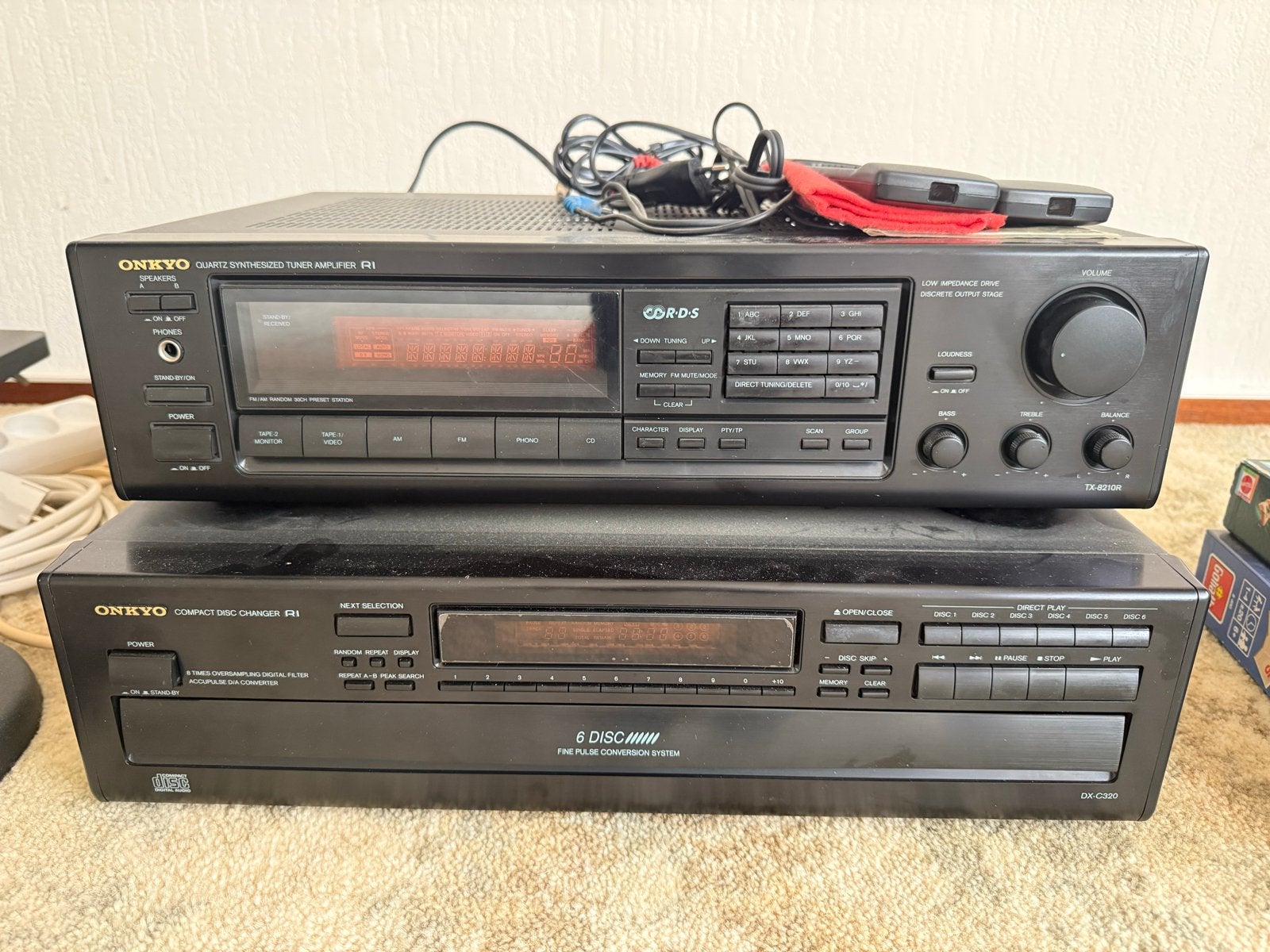 Onkyo Stereo Set met Mission Speakers en Afstandsbedieningen, Gebruikt, Losse componenten, Cd-speler, Ophalen