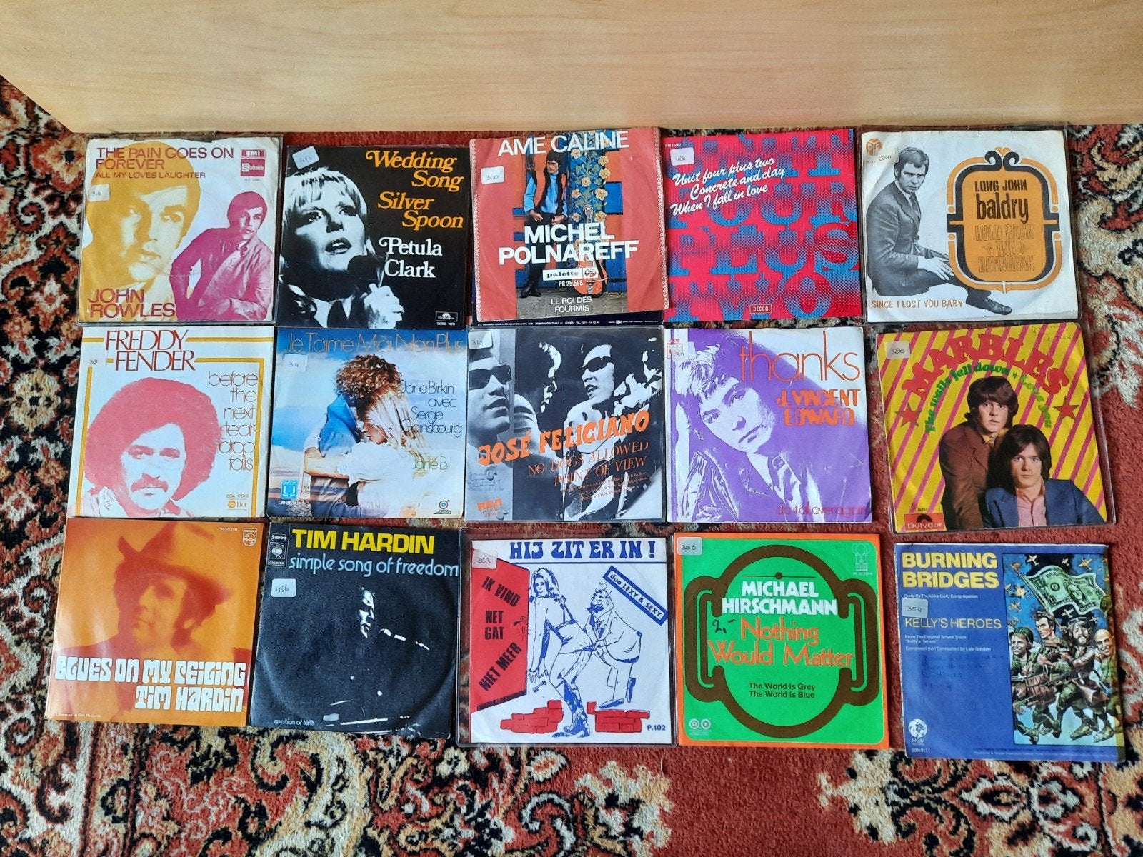 Vinyl singles 45rpm 120stuks, Ophalen, Gebruikt, 7 inch, Overige genres