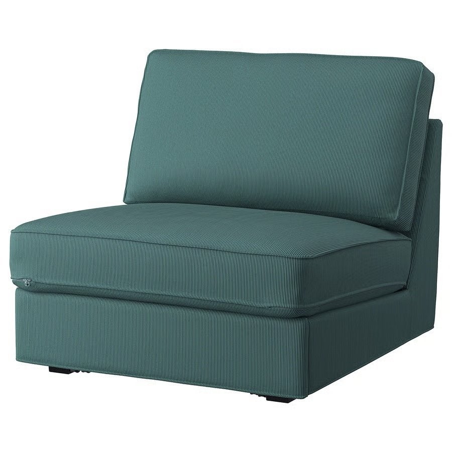 IKEA Kivik 1 zits slaapbank + voetenbank met bergruimte, Ophalen, 90 cm, Eenpersoons, Zo goed als nieuw
