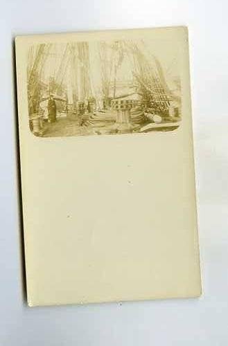 scheepvaart-foto-aanboord-zeilschip-sepia !!!, Ophalen of Verzenden, Zo goed als nieuw, Motorboot, Boek of Tijdschrift