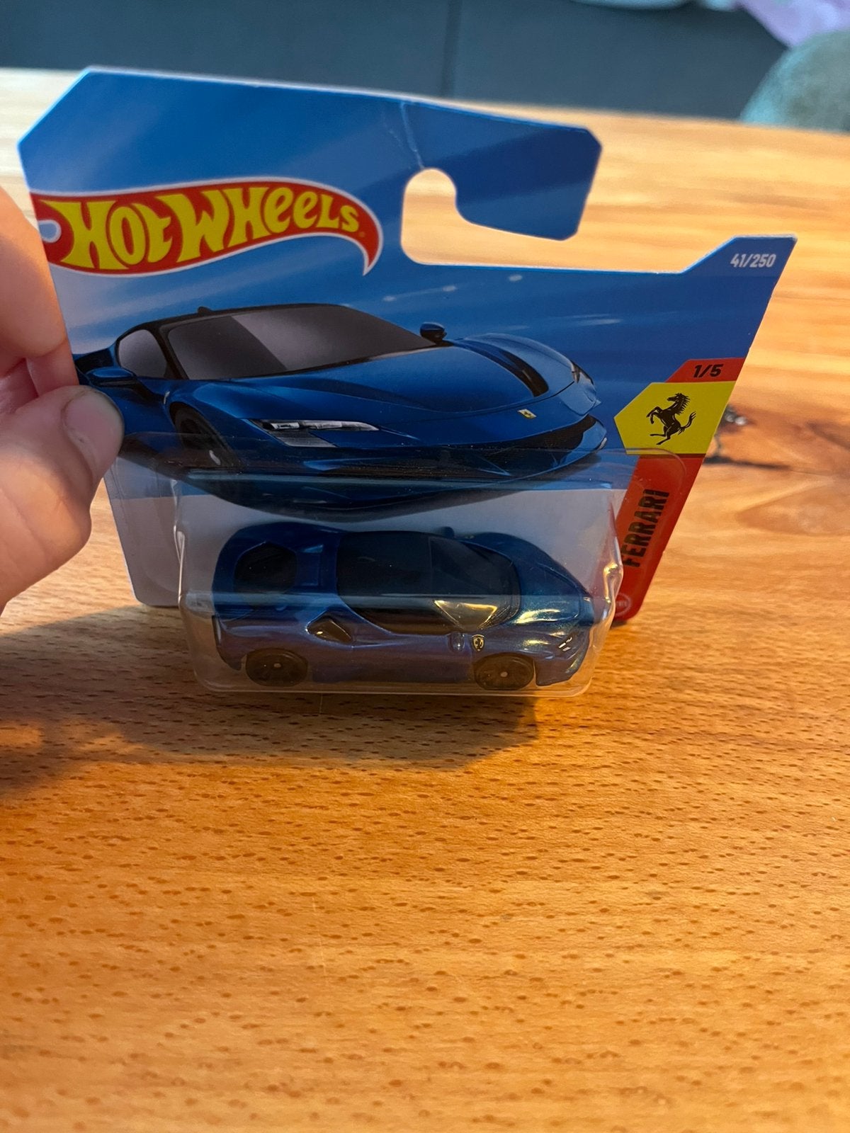 Hot wheels ferrari sf90 stradale  blauw, Ophalen of Verzenden, Nieuw, Auto