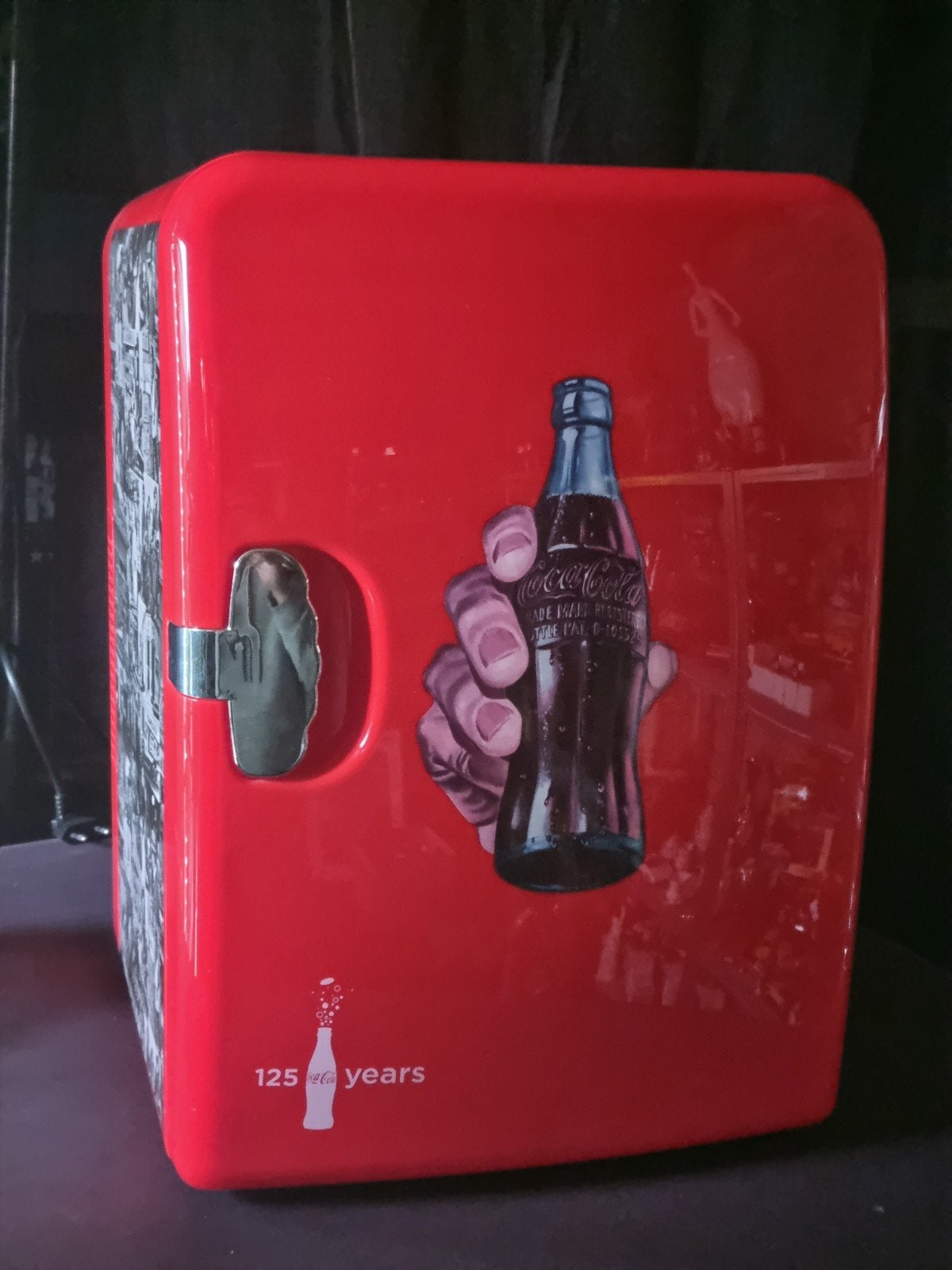 Coca-Cola Mini Koelkast - 125 jaar editie, Ophalen, Zo goed als nieuw