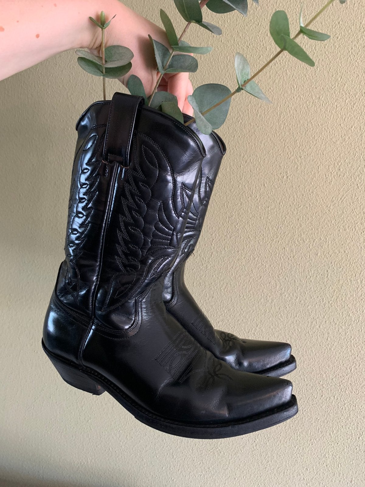 Mayura cowboylaarzen 38 western boots bohemian laarzen, Hoge laarzen, -, Zwart, -