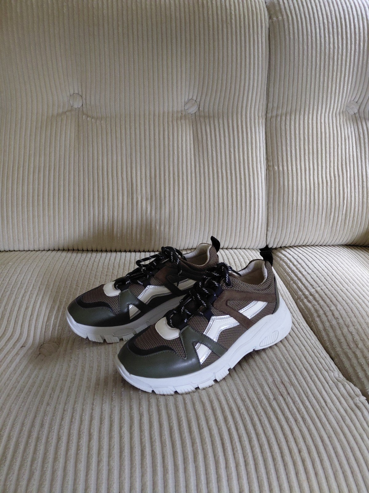 als nieuw!!! EKSEPT dames sneakers mt 37, Kleding | Dames, EKSEPT, Ophalen of Verzenden, Groen, Sneakers of Gympen