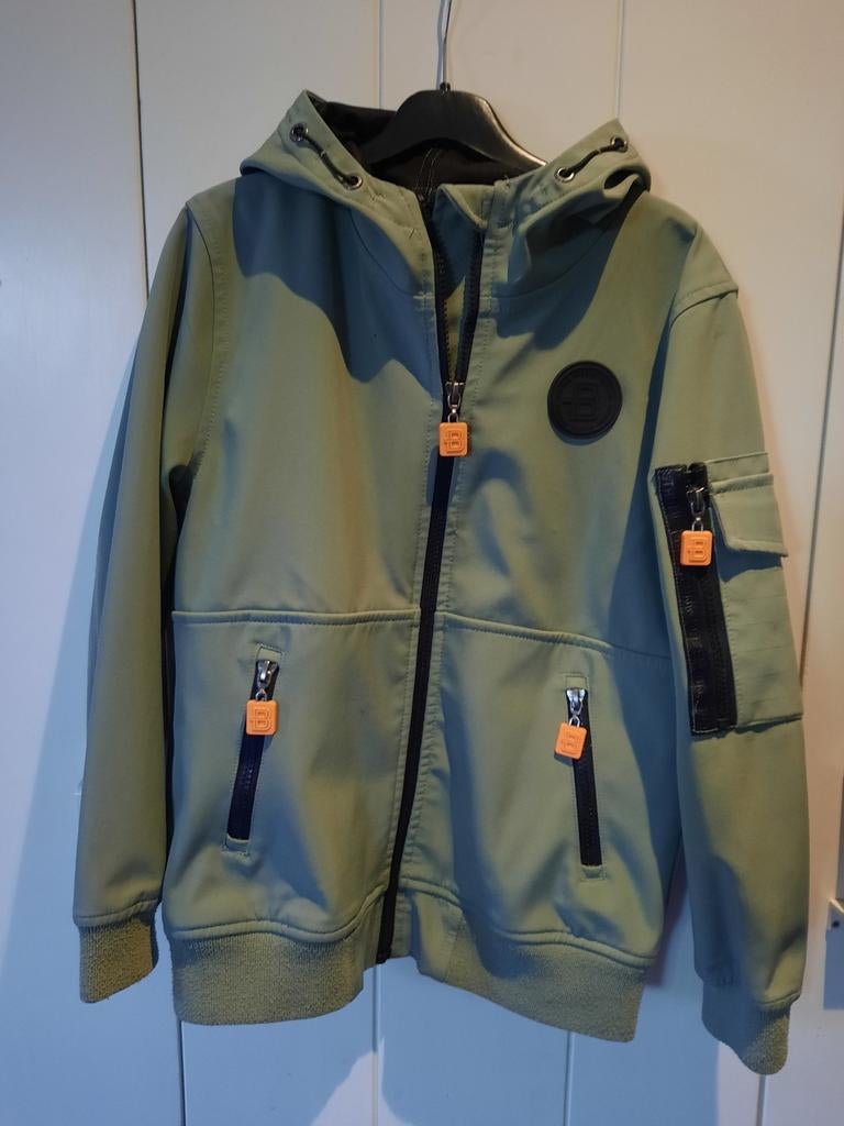 Zomerjas jongen. Kleur: groen. Maat: 134/140, Kinderen en Baby's, Kinderkleding | Maat 134, Gebruikt, Europe Kids, Ophalen of Verzenden