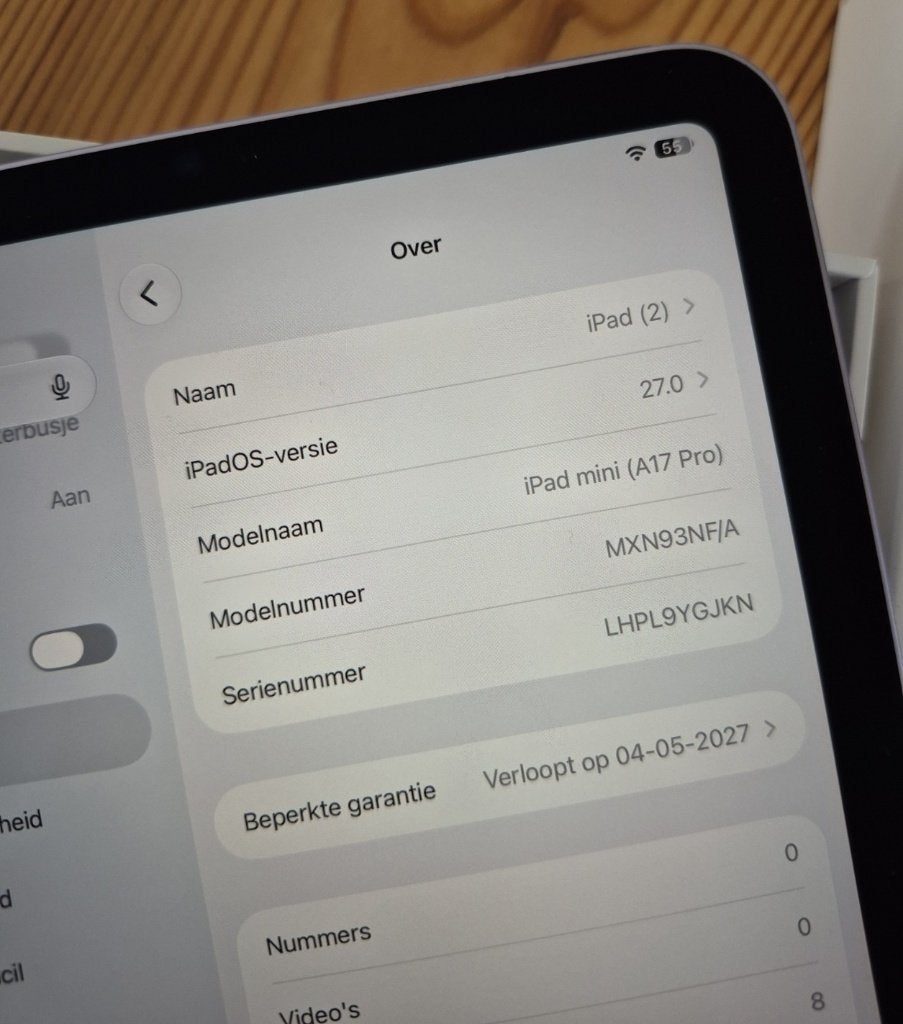 Foto 4 van iPad mini (A17 Pro) Wi Fi 128GB met Garantie