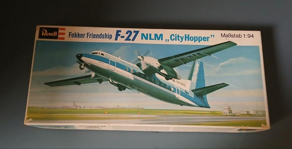 Revell Fokker Friendship F-27 NLM CityHopper bouwmodel, 1:72 tot 1:144, Revell, Nieuw, Ophalen of Verzenden