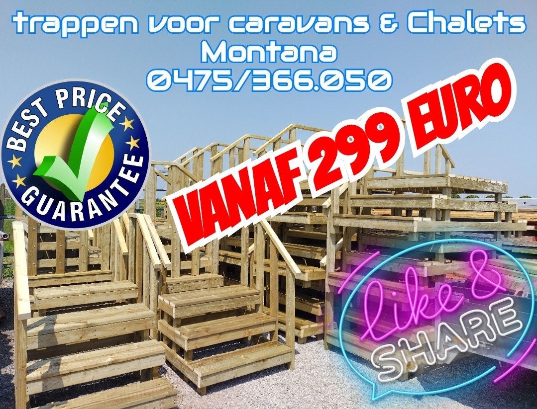 Nieuwe instaptrappen., Caravans en Kamperen, Caravan accessoires, Ophalen of Verzenden