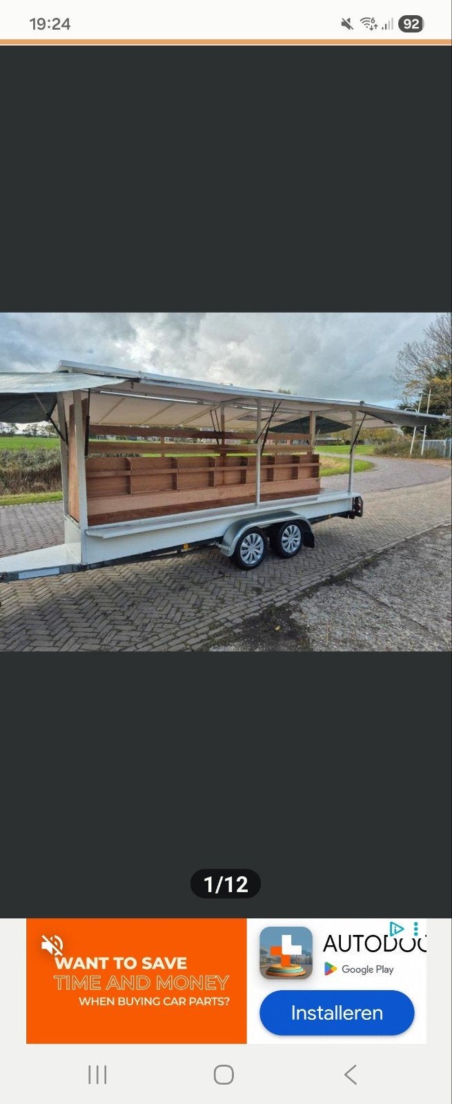 Professionele verkoopwagen / Marktwagen, Diversen, Overige Diversen, Ophalen