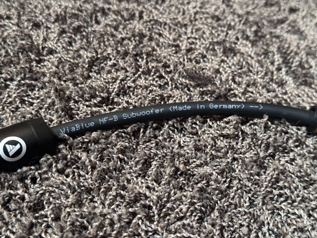 ViaBlue NF-B / Subwoofer kabel 2.7 meter, Ophalen of Verzenden, Gebruikt, 2 tot 5 meter, Overige kabels