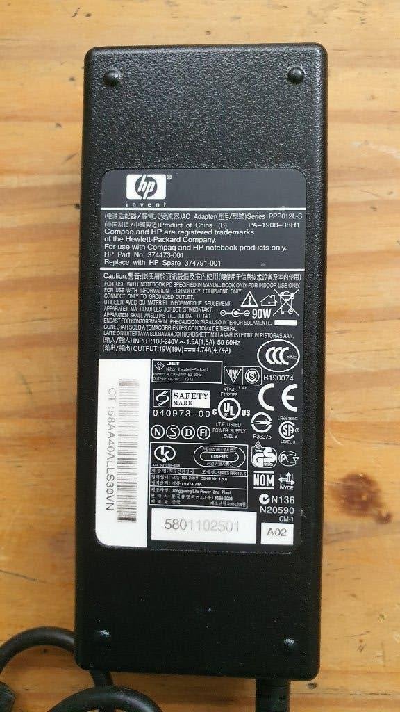 Originele Oplader voor HP laptop | 4.8 mm – 1.7 mm plug, Ophalen of Verzenden, Zo goed als nieuw, HP Adapter