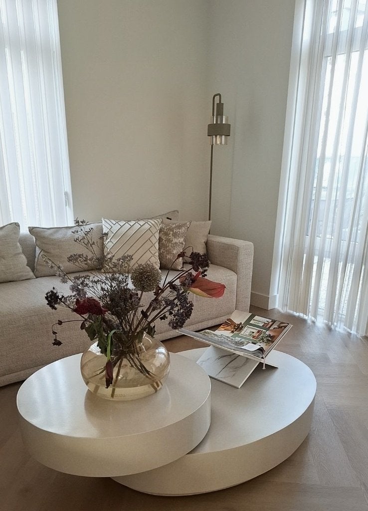 Prachtige salontafel Dubbelman Design, Ophalen, Overige materialen, Zo goed als nieuw, Japandi, chique