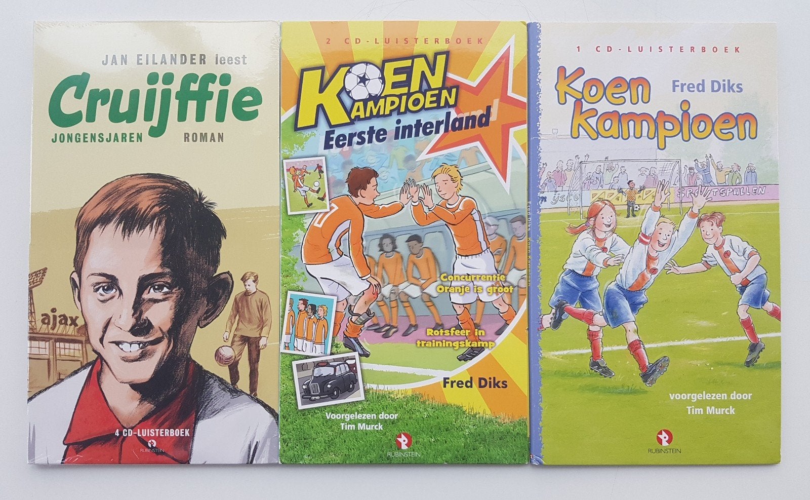 3x Luisterboek Voetbal | Koen Kampioen | Johan Cruijff, Boeken, Ophalen of Verzenden, Cd, Kind