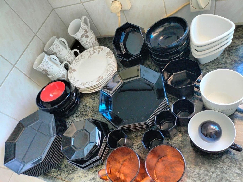 Mixed Dinnerware Set, Ophalen of Verzenden, Zo goed als nieuw, Overige materialen, Overige stijlen