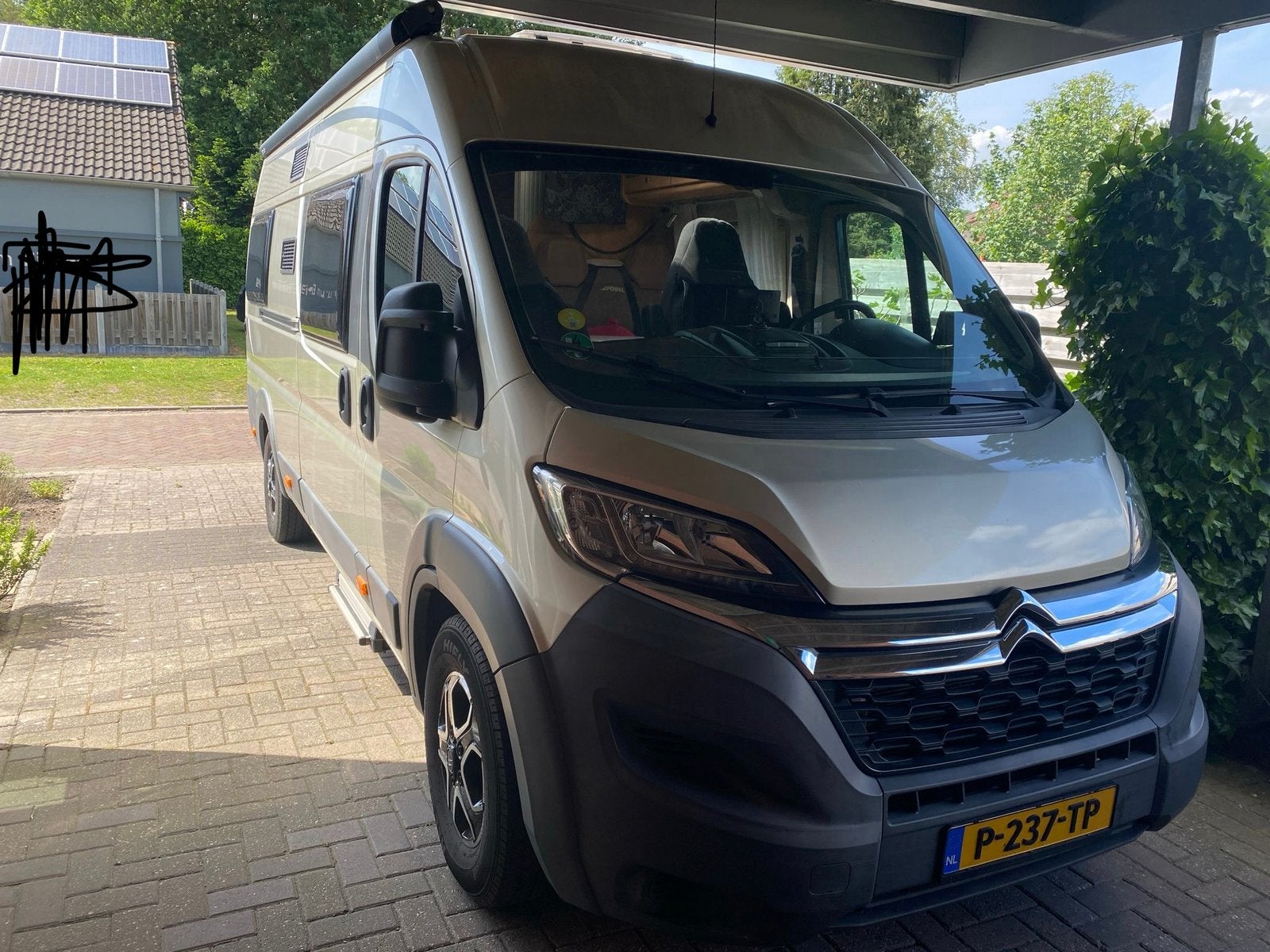 Buscamper Pössl Citroën 6.40 m - 2016 - lengtebedden, Caravans en Kamperen, Particulier, Buscamper of Camperbus