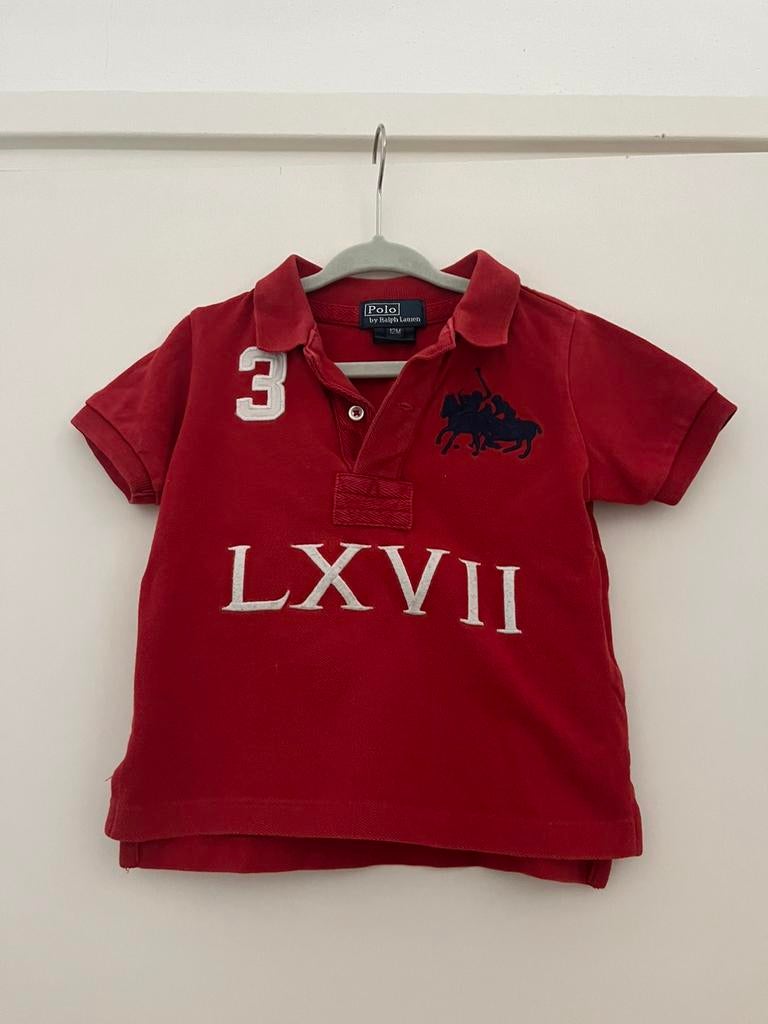 Ralph lauren polo t-shirt maat 80, 12 maanden origineel, Ophalen of Verzenden, Zo goed als nieuw, Jongetje, Ralph Lauren