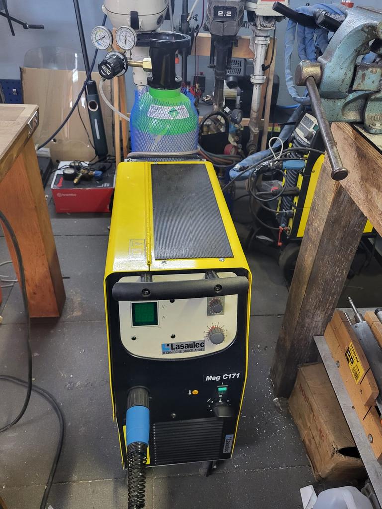 Lasaulec Mag C171 MIG/MAG Lasapparaat, Ophalen of Verzenden, Zo goed als nieuw, Minder dan 150 ampère, Co2